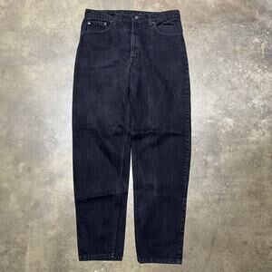 Vintage 90s Levi’s 550 Black Relaxed Fit USA Jeans 36x34